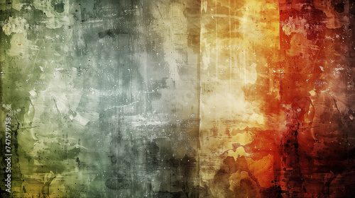 colorful grunge faded background, painted, abstract
