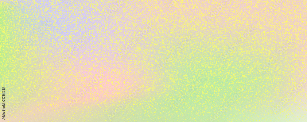 Abstract background featuring a holographic blur with a color gradient.Vector grain noise texture, and watercolor blend.Neon iridescent colors creating a smooth gradation effect.