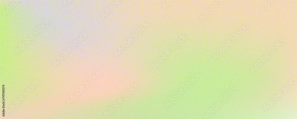 Fototapeta premium Abstract background featuring a holographic blur with a color gradient.Vector grain noise texture, and watercolor blend.Neon iridescent colors creating a smooth gradation effect.