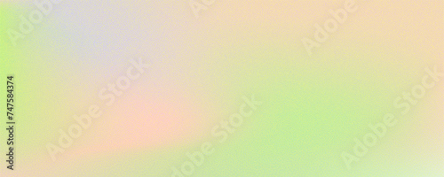 Abstract background featuring a holographic blur with a color gradient.Vector grain noise texture, and watercolor blend.Neon iridescent colors creating a smooth gradation effect.
