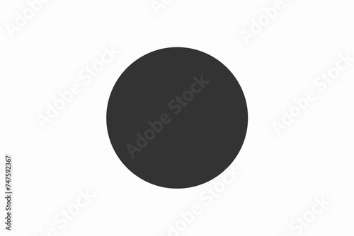 Japan flag original black and white