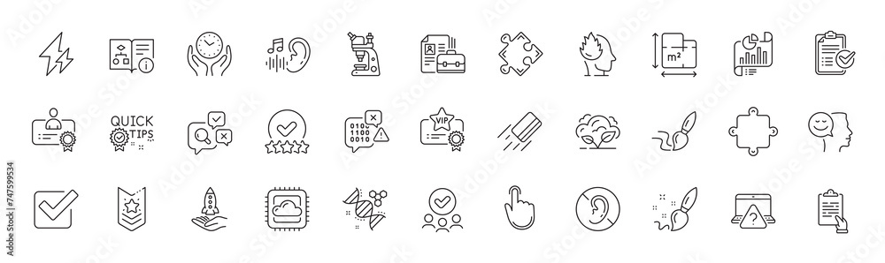 Brush, Paint brush and Approved group line icons. Pack of Cloud computing, Binary code, Co2 gas icon. No hearing, Stress, Vip certificate pictogram. Technical algorithm, Quick tips, Strategy. Vector Brush, Paint brush and Approved group line icons. Pack of Cloud computing, Binary code, Co2 gas icon. No hearing, Stress, Vip certificate pictogram. Technical algorithm, Quick tips, Strategy. Vector