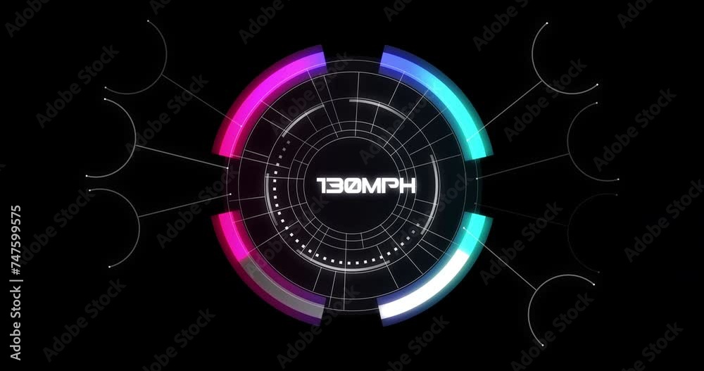 Animation of scope scanning over speed measure Animation of scope scanning over speed measure