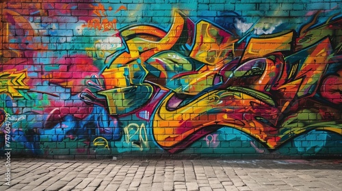 Urban Expressions: Vibrant Graffiti Art on City Walls