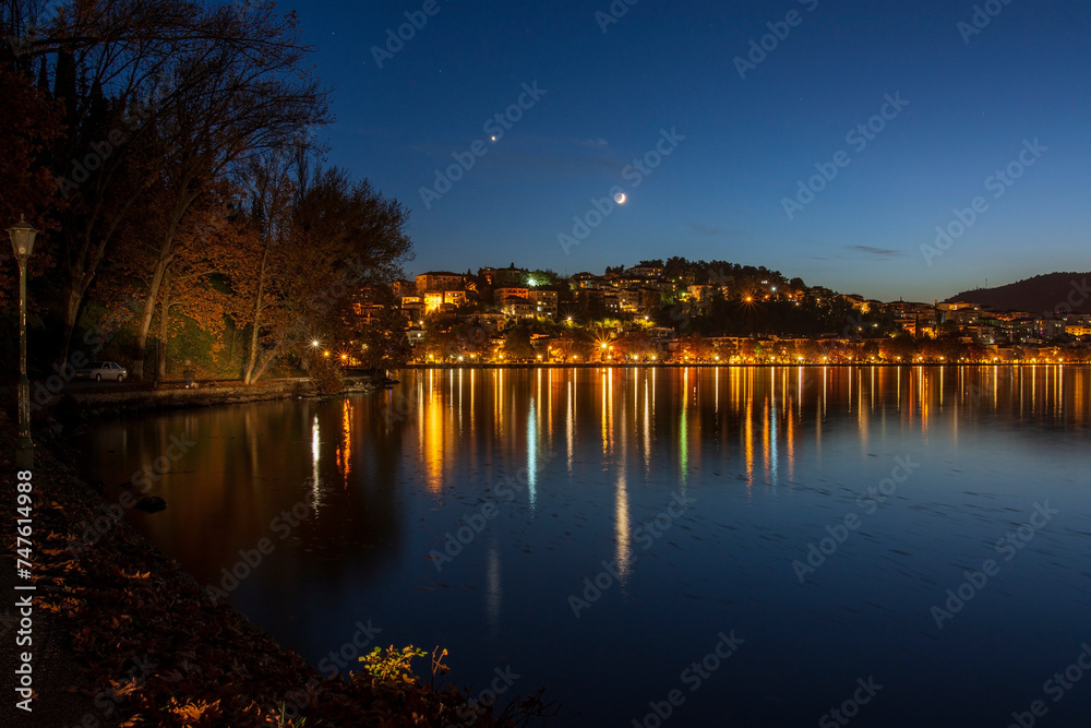 night view of the river