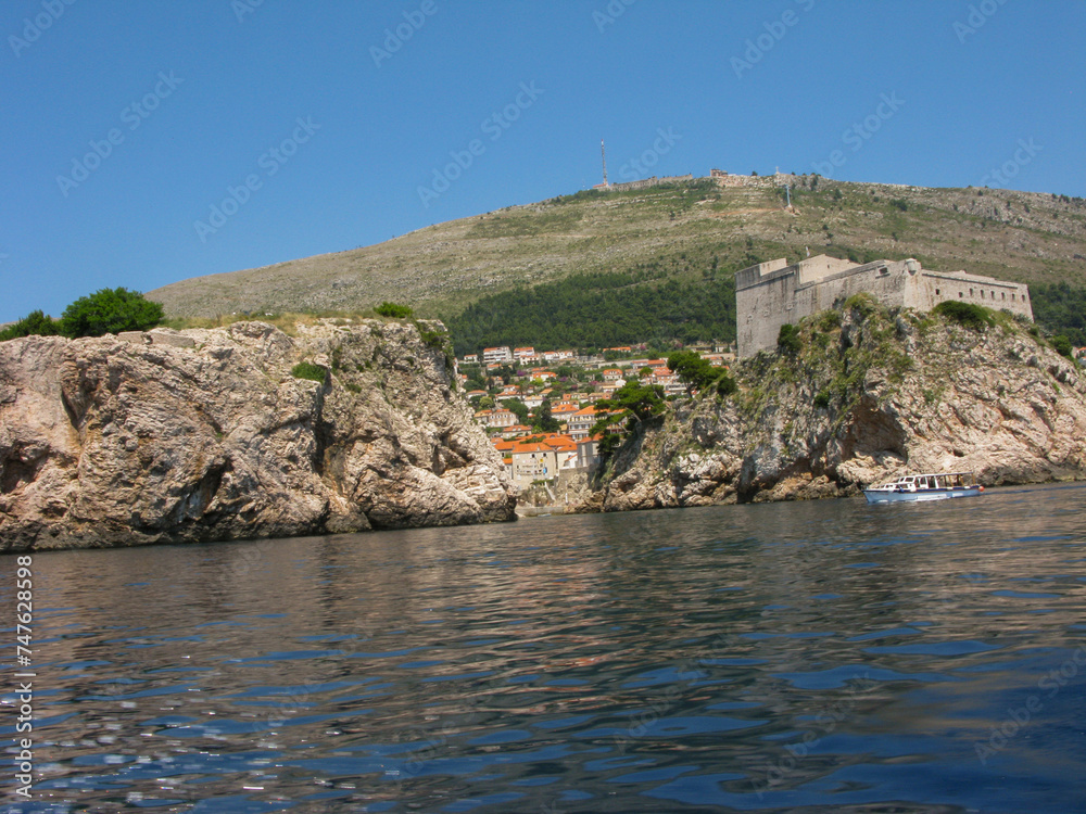 The Historic Stone Building in Dubrovnik Old Town, Croatia