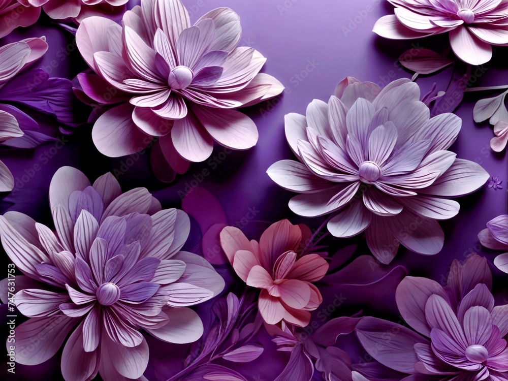 Beautiful background with exquisite floral pattern