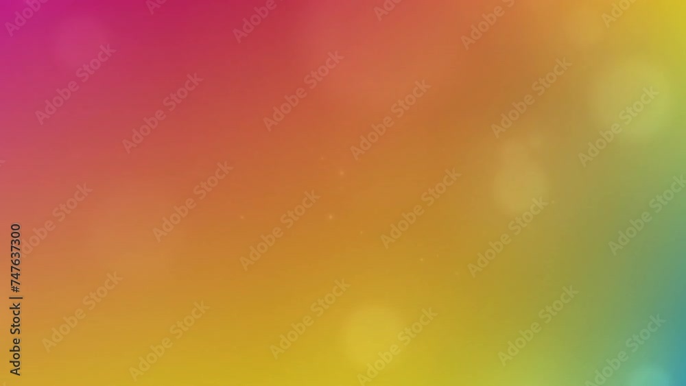 Animation of white spots over colourful background Animation of white spots over colourful background