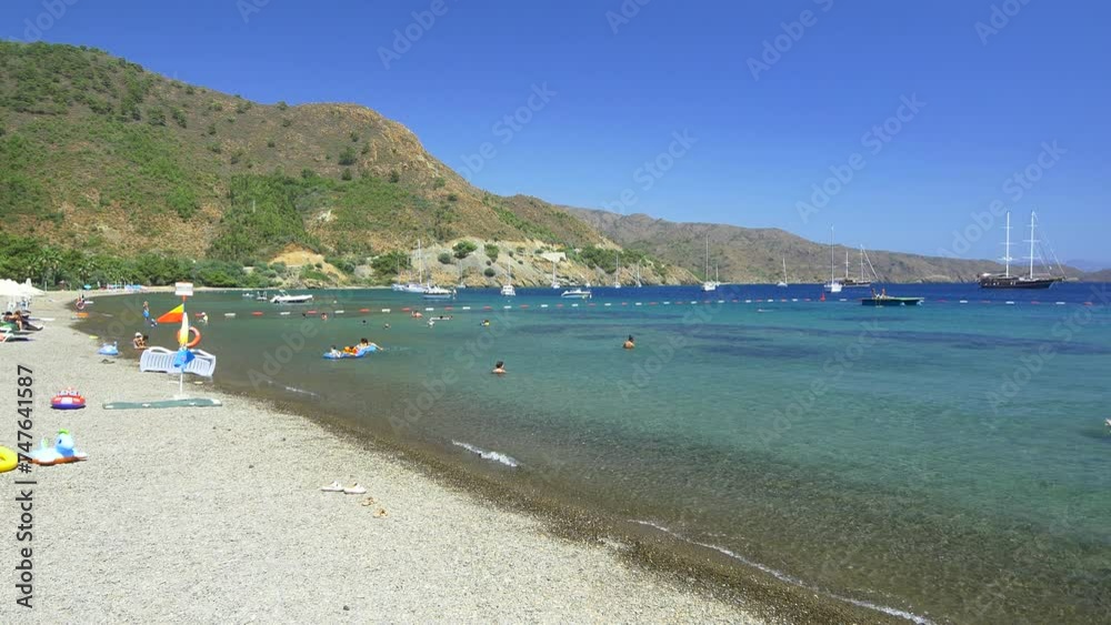 Calm sea and beach is very suitable for swimming at Peninsula Datca
Calm sea and beach is very suitable for swimming at Peninsula Datca