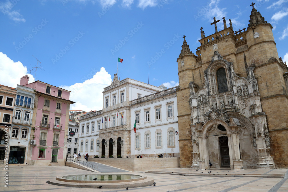 Santa Cruz Monastery (Monastery of the Holy Cross), Coimbra, Portugal.