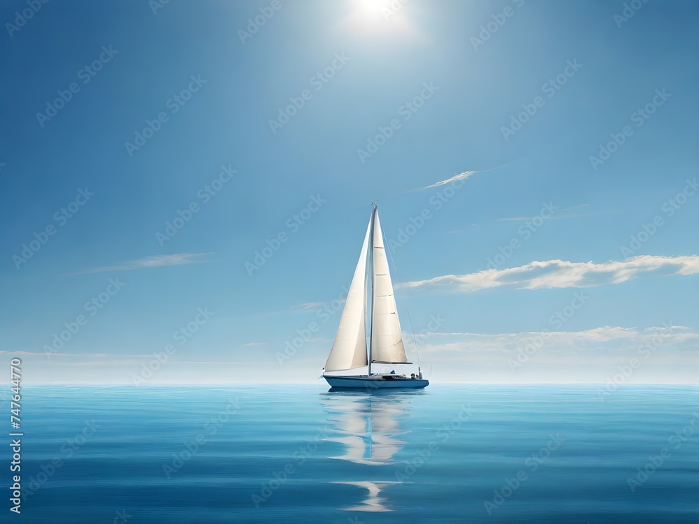 Obraz premium sailboat on the sea