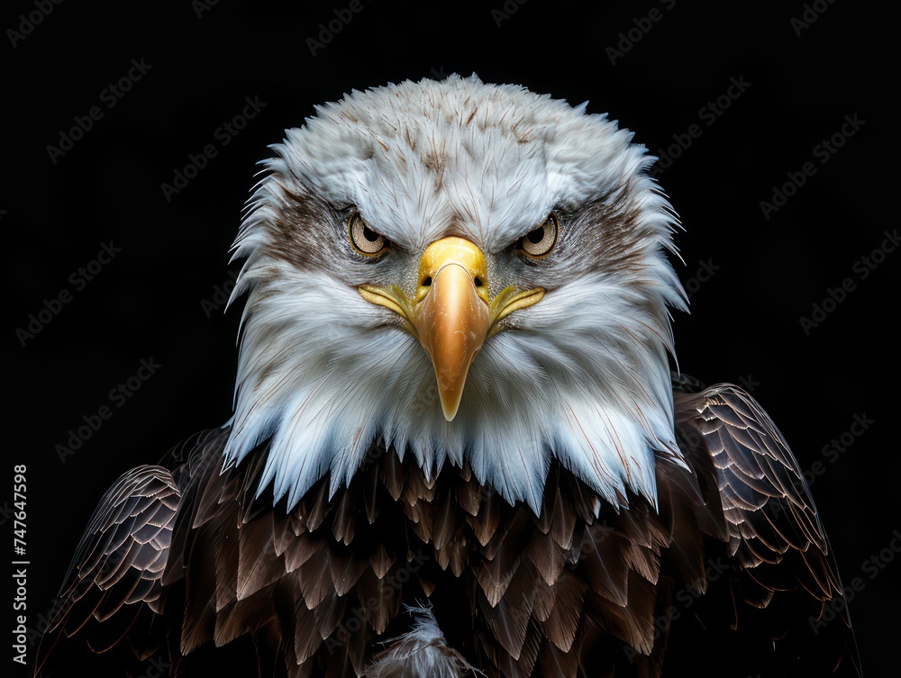Obraz premium Close-up picture of an American Bald Eagle