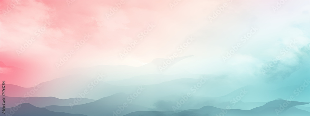 Warm Abstract Sunrise: Soft Hues and Blended Waves