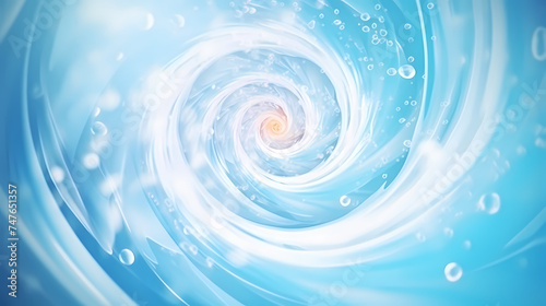 Beautiful clear water whirlpool  swirling background