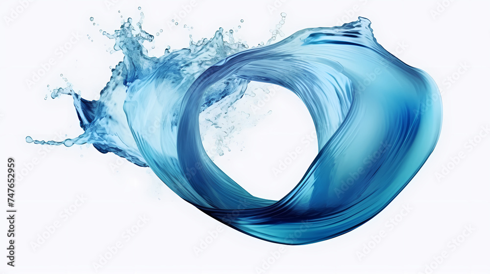 Circular reflections of water liquid ripples are seen in this detailed aerial photo Circular reflections of water liquid ripples are seen in this detailed aerial photo