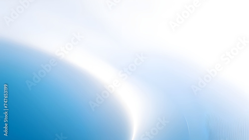 abstract blue background with curved lines and copy space for your text