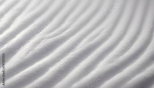 Realistic photgraphy on a beautiful waving white texture
