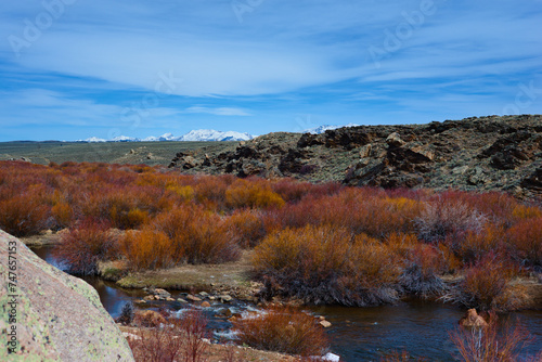 autumn landscape in the mountains