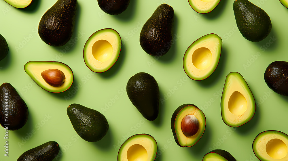 Fresh avocado on background Fresh avocado on background