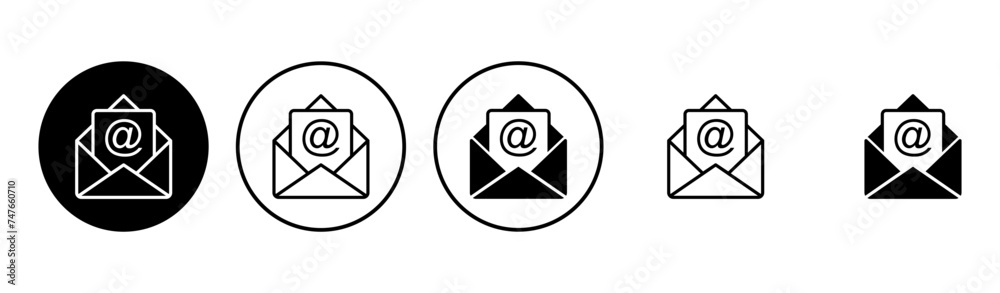 Mail icon set. email icon vector. E-mail icon. Envelope illustration Mail icon set. email icon vector. E-mail icon. Envelope illustration