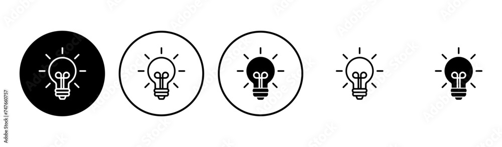 Lamp icon set. Light bulb icon vector. idea symbol. Lamp icon set. Light bulb icon vector. idea symbol.