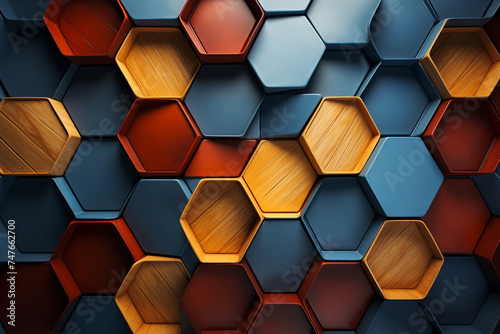 Visualize a tessellation of hexagons, their regular shapes seamlessly interlocking to form a cohesive pattern, reflecting the order and symmetry of geometric minimalism.