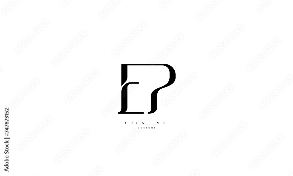 Alphabet letters Initials Monogram logo EP PE E P Alphabet letters Initials Monogram logo EP PE E P