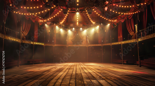 circus stage vector photo