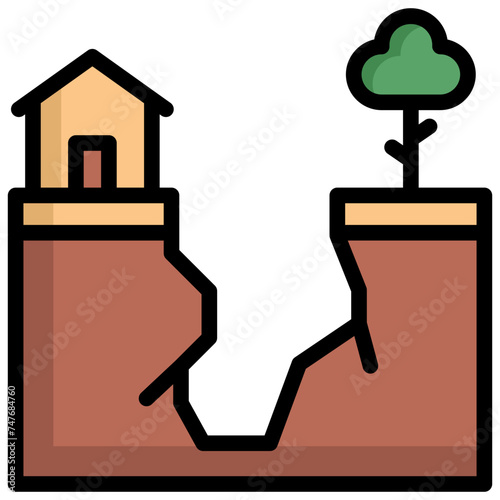 sink icon illustration design with filled outline