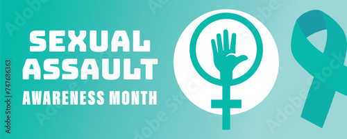 Banner for Sexual Assault Awareness Month