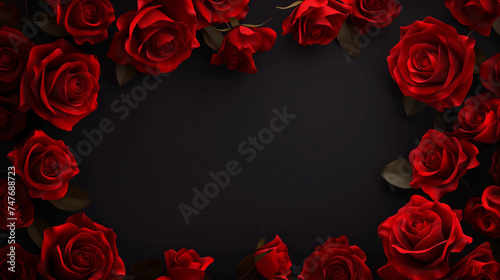 Roses frame