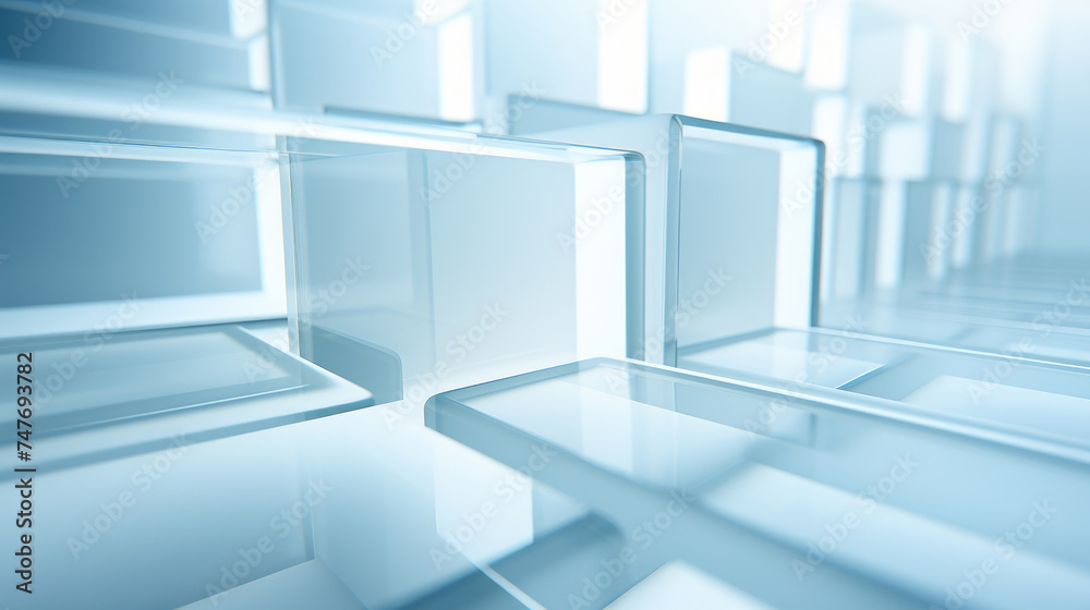 Obraz premium glass cube graphic abstract background