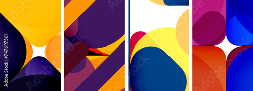 Geometric elements abstract backgrounds for wallpaper, business card, cover, poster, banner, brochure, header, website