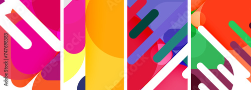 Geometric elements abstract backgrounds for wallpaper, business card, cover, poster, banner, brochure, header, website