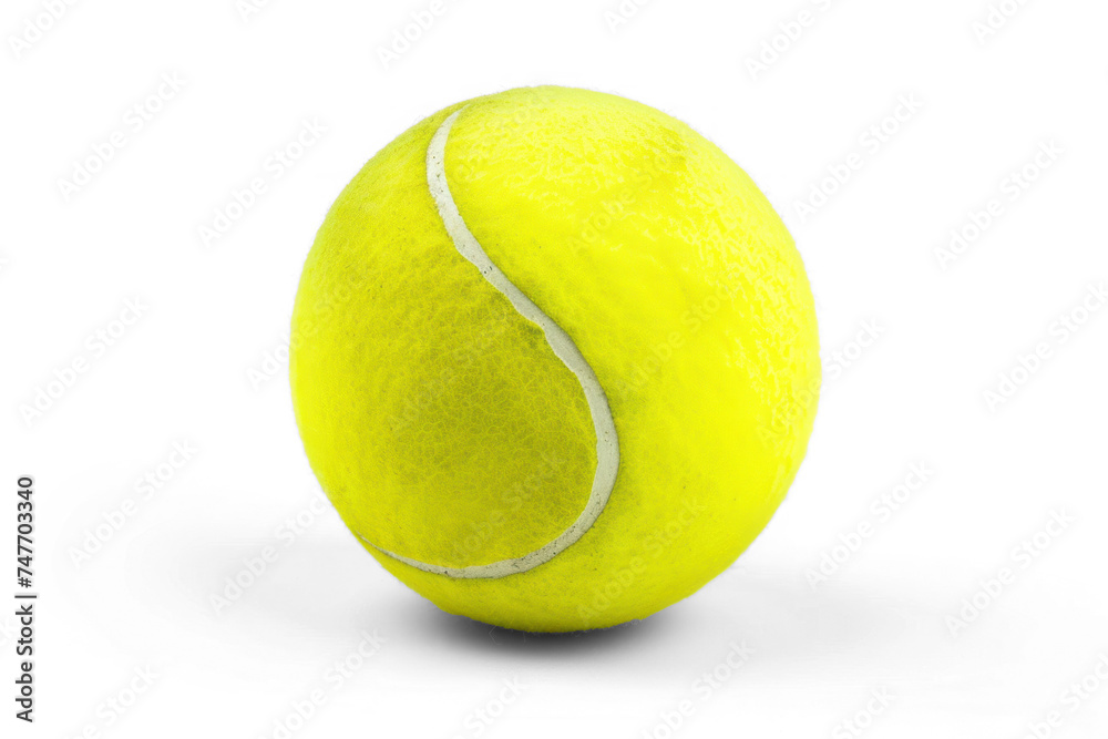 Tennis ball on transparency background PNG
