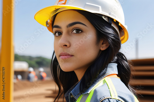 female construction worker, construction manager, architect