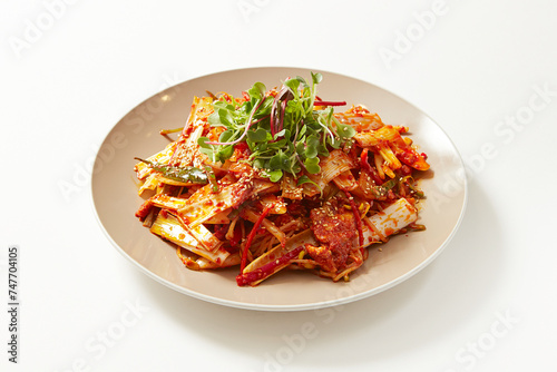 Korean spicy stir fried pork	