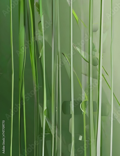 Abstract green on light green background modern design. Vector illustration EPS 10. Generative AI