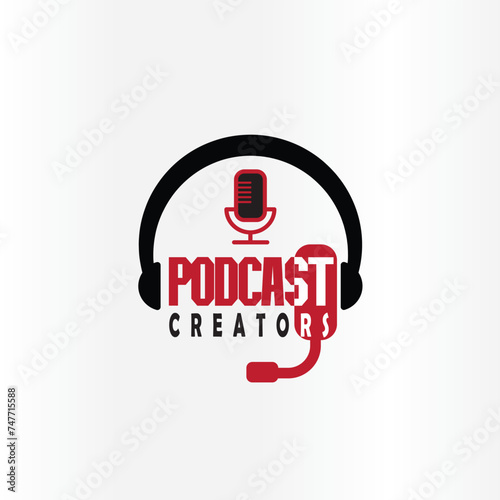 PODCAST CREATORS VECTOR