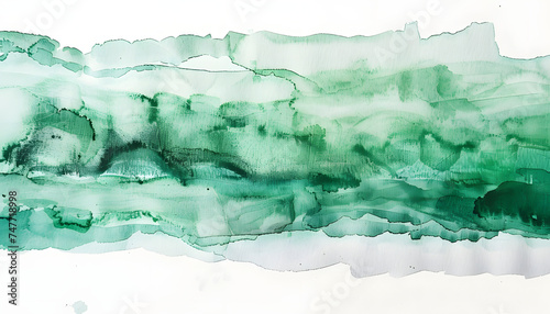 colorful jade green watercolor stains