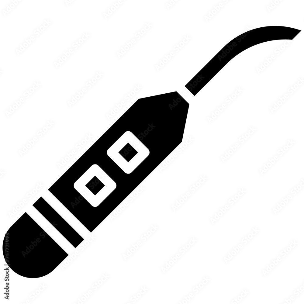Tools vector flat filled icons illustration of dentist Tools vector flat filled icons illustration of dentist