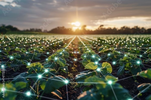 Internet of Things in Agriculture Envision farms equipped with sensors and connected devices to optimize crop production