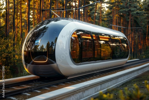 Cutting edge transportation systems designed for swift and efficient travel photo