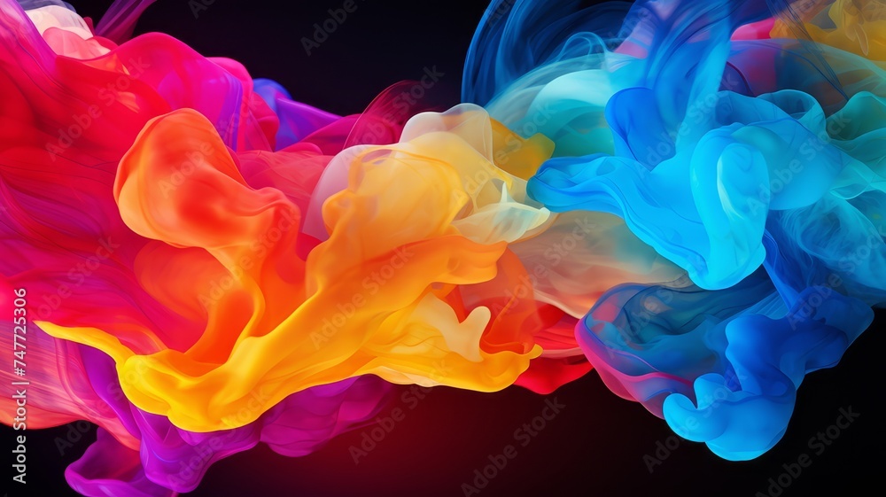 color swirl extravaganza background