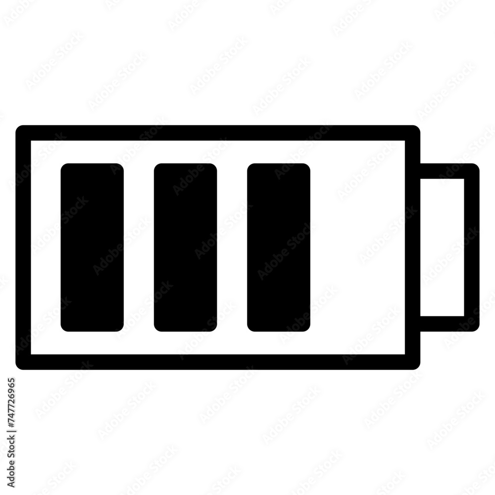 Battery icon. battery charge level. battery Charging icon