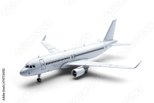 passenger airplane on transparency background PNG 