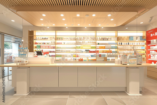 drug store Interior decoration