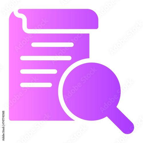 curiosity gradient icon