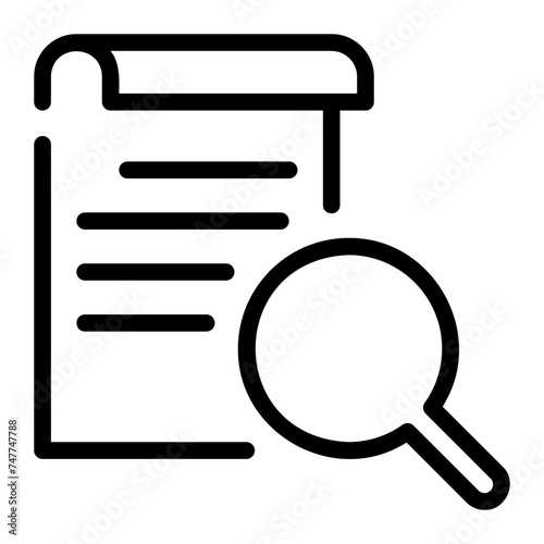 curiosity line icon