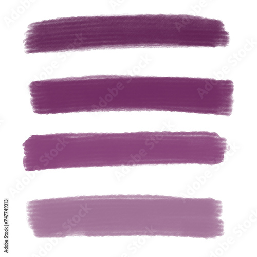 Purple shades aesthetic brush strokes